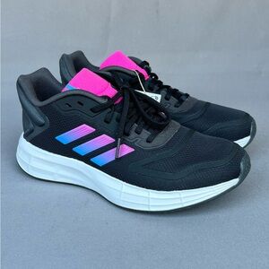adidas Women's DURAMO 10 Running Shoes Black & Pink 7 US Size NWB